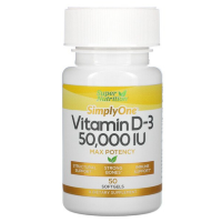 Super Nutrition Vitamin D3 50.000 IU 50 гелевых капсул