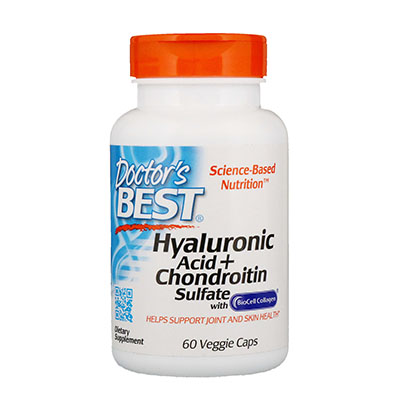 Doctor's Best Hyaluronic Acid with Chondroitin Sulfate 60 капсул