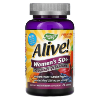 Nature's Way Alive! Women's 50+ Multi-Vitamin 75 жевательных конфет