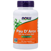 NOW Pau D' Arco 500 мг 100 вегетарианских капсул