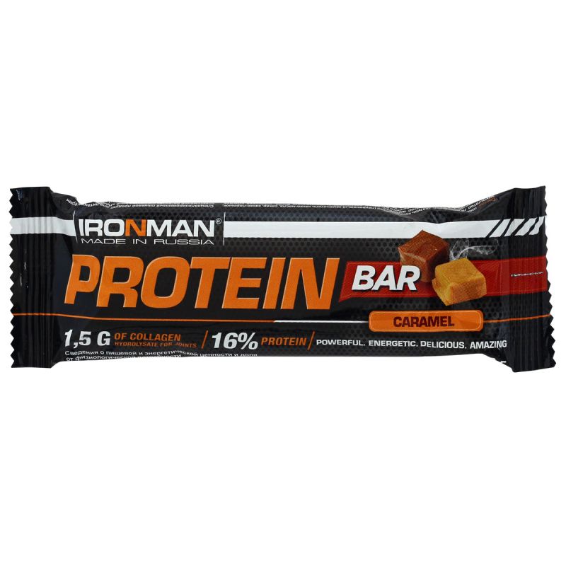 Батончик IRONMAN Protein Bar с коллагеном 50 г
