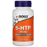 NOW 5-HTP 50 мг 90 растительных капсул