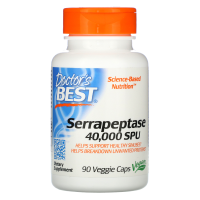 Doctor's Best Serrapeptase 40.000 SPU 90 растительных капсул