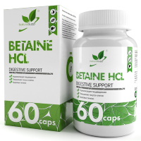 NaturalSupp Betaine HCL 500 мг 60 капсул