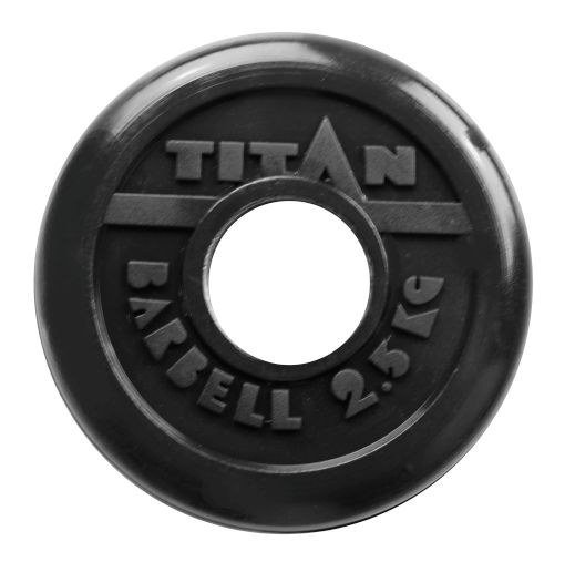 Titan Диск обрезиненный, черного цвета, 51 мм, 2,5 кг 