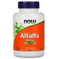 NOW Alfalfa 650 мг 250 таблеток