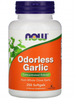 NOW Odorless Garlic 250 гелевых капсул