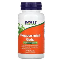 NOW Peppermint Gels 90 капсул