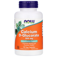 NOW Calcium D-Glucarate 500 мг 90 вегетарианских капсул